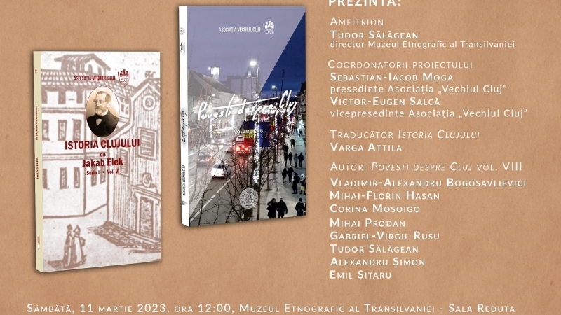 Lansarea noilor volume apărute sub egida Asociației „Vechiul Cluj”