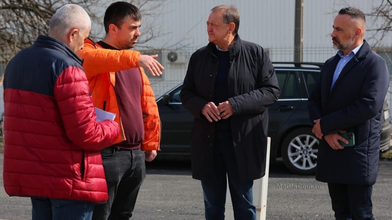 Cristian MATEI -“Am verificat stadiul lucrărilor de modernizare a străzii 22 Decembrie!”