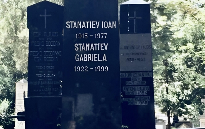 Locul de veci al regretatului director general IOAN STANATIEV de la Industria Sârmei Câmpia Turzii 