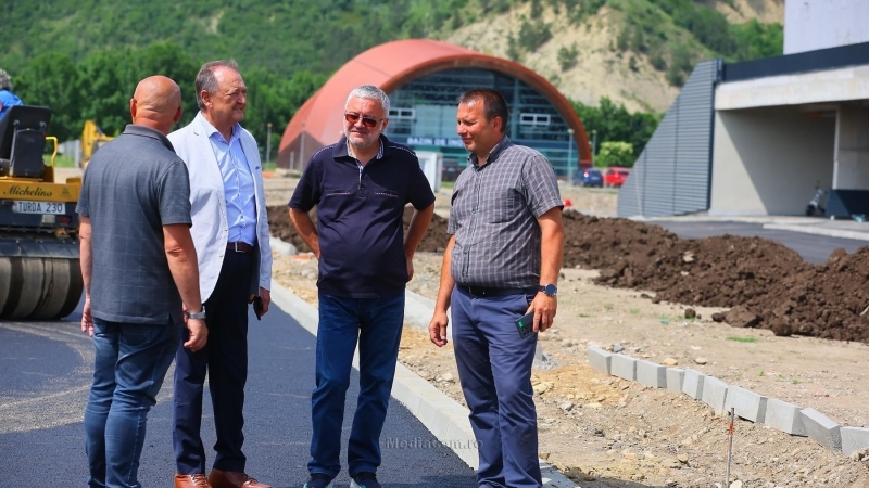 Cristian Matei, primarul municipiului Turda: “Cu fiecare zi ce trece, vedem cum infrastructura se conturează și cum visul de a avea un loc spectaculos pentru sport și evenimente devine realitate“