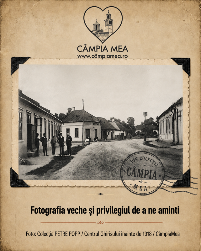 Petre POPP - Fotografia veche are un dar rar…ne obligă să ne oprim pentru câteva clipe. Ne scoate din ritmul prezentului și ne amintește că existența noastră nu începe cu noi și nici nu se termină cu noi