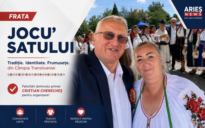 Deputatul Remus Lăpușan | „Jocu Satului de la Frata înseamnă tradiție, identitate și respect pentru valorile Câmpiei Transilvaniei”