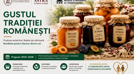 ASTRA Câmpia Turzii a inițiat un amplu program pentru 2025–2028 dedicat promovării produselor tradiționale românești și sprijinirii persoanelor vulnerabile