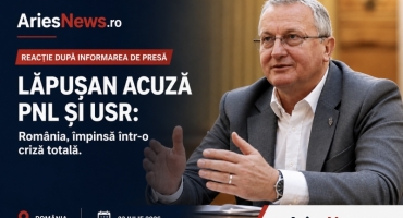 Remus Lăpușan: „PNL și USR au împins România într-o criză instituțională. Românii plătesc costul blocajelor și al dublului standard”