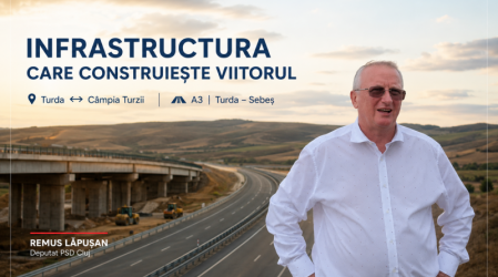 Deputatul Remus Lăpușan | Infrastructura care schimbă destinul unei regiuni nu se construiește pe Facebook, ci prin decizii politice asumate! PSD a dezvoltat zona Turda - Câmpia Turzii!